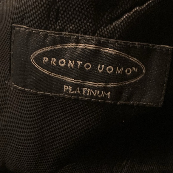 Pronto Uomo 3 Piece Suit Navy - Picture 3 of 4